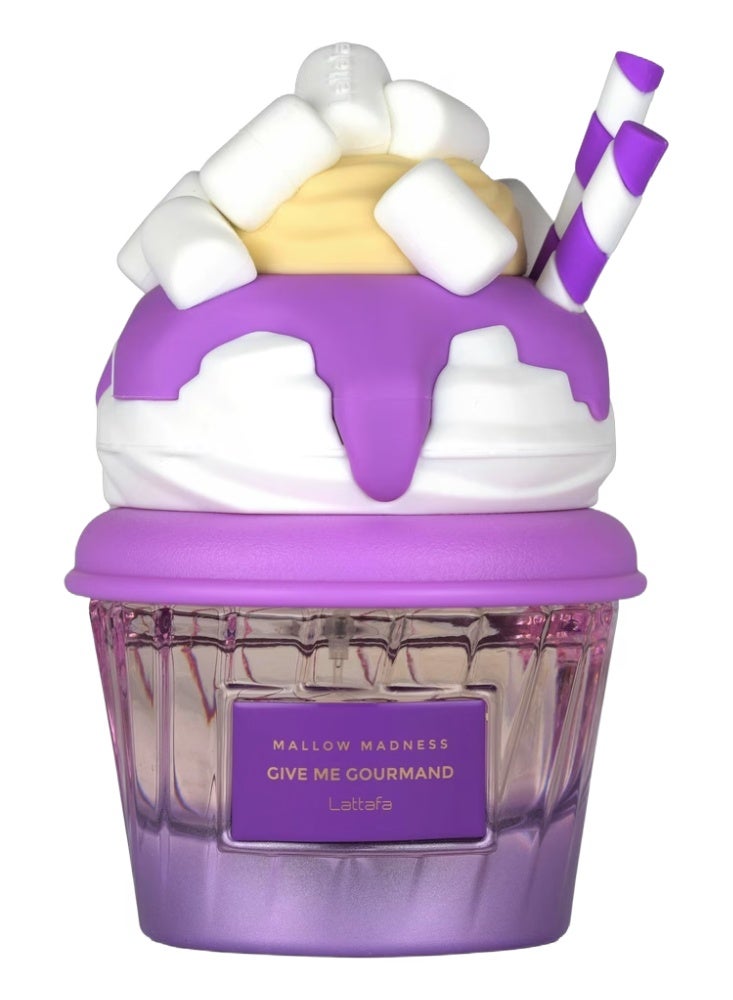 Lattafa Mallow Madness(1st copy) Eau de Parfum Give Me Gourmand Collection, Sweet Gourmand Fragrance, Marshmallow & Vanilla, Spray Form, 75ml, Long-lasting - Image 1